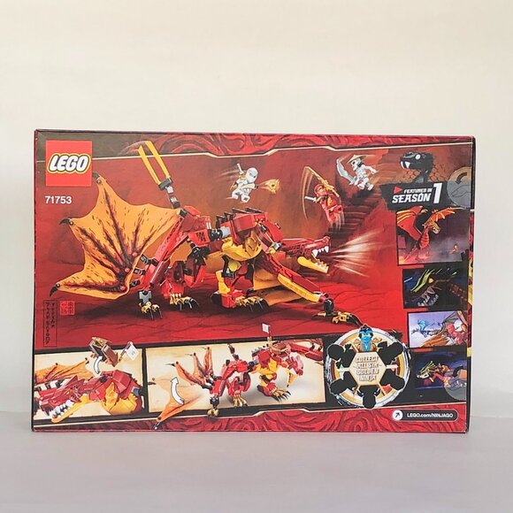 Brand New Lego NINJAGO Legacy Fire Dragon Attack 71753 - Picture 7 of 11